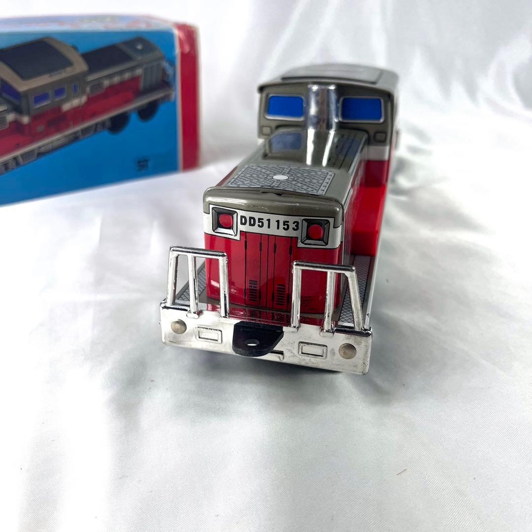 【希少】イチコー ディーゼル機関車 DD51 ブリキ　鉄道模型 玩具 元箱