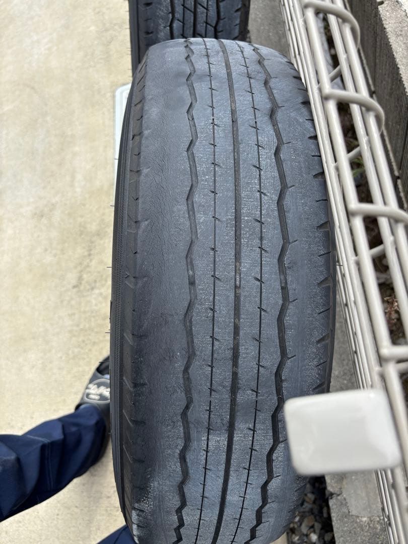 175/80R15 タイヤ＋ホイール4本セット 2019年43週