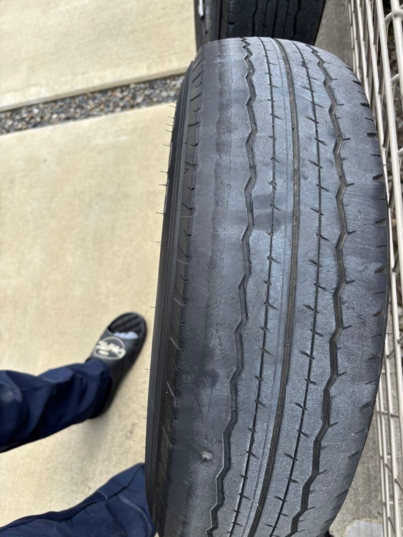 175/80R15 タイヤ＋ホイール4本セット 2019年43週