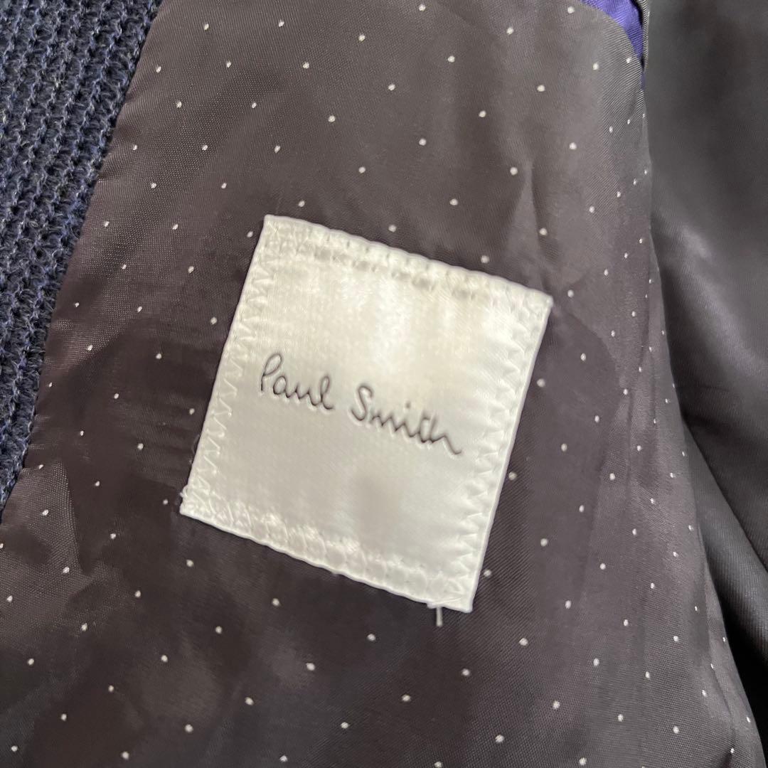 美品✨現行 ポールスミス ジャケット ニット アンコン ドット裏地 総裏 M