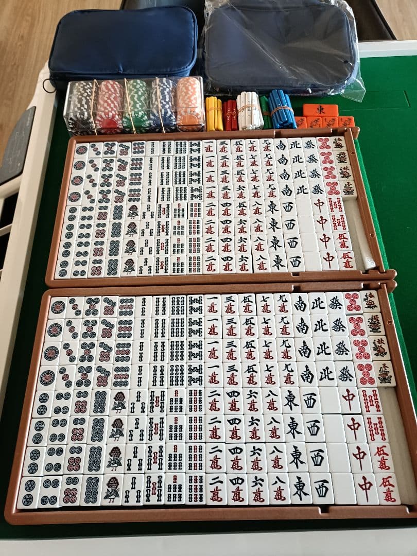 アモスJP-EX 28ミリ牌　折りたたみ脚　サイドテーブル　チェアセット