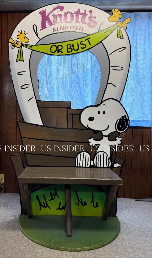 カルフォルニア　ナッツベリーファーム　非売品　撮影スポット　スヌーピー