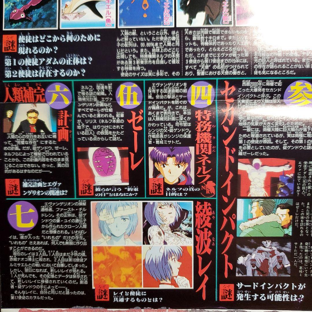 新世紀エヴァンゲリオン劇場版　切り抜き折り込みポスター　１枚
