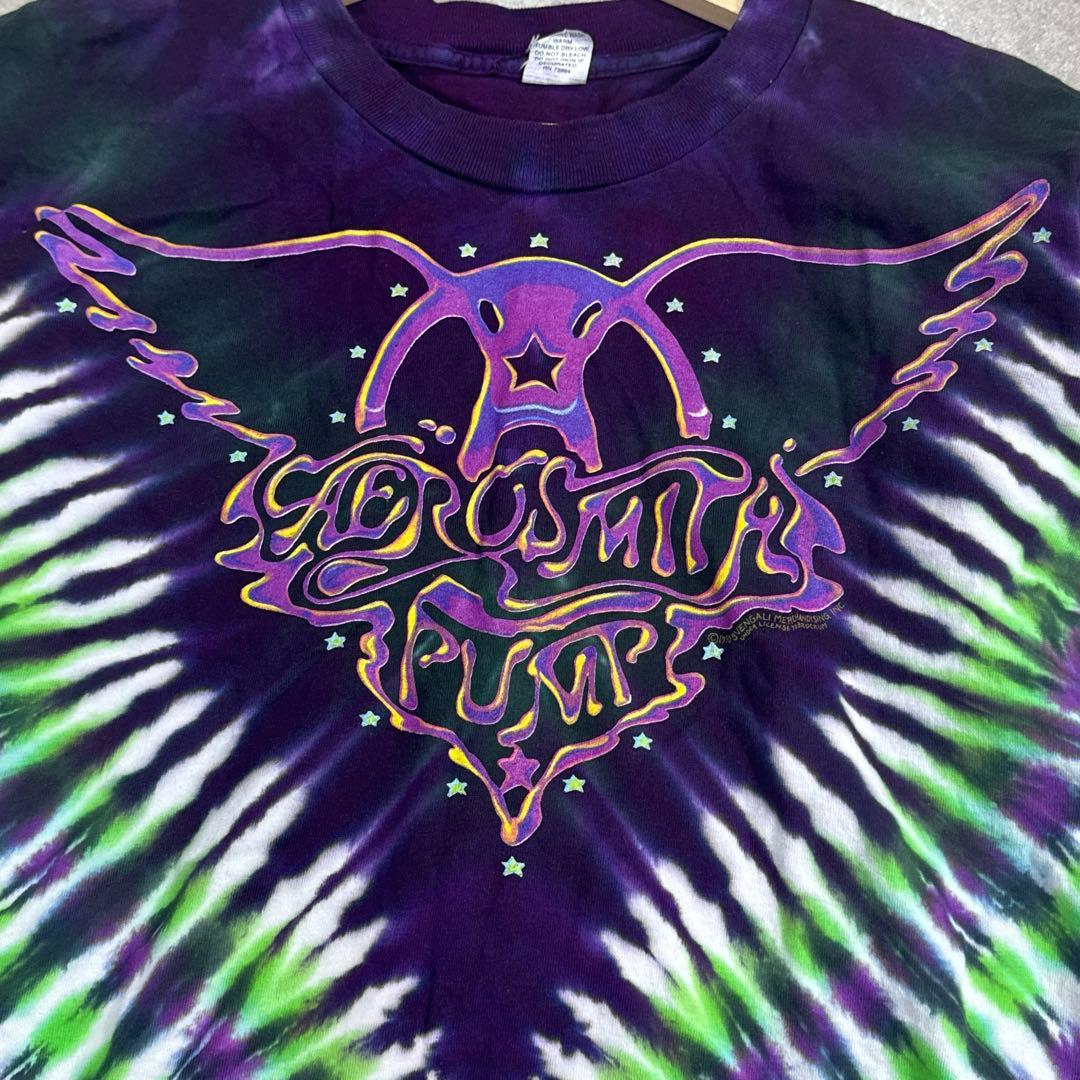 希少 当時物 AEROSMITH ヴィンテージ バンドTシャツ ダイタイ XL
