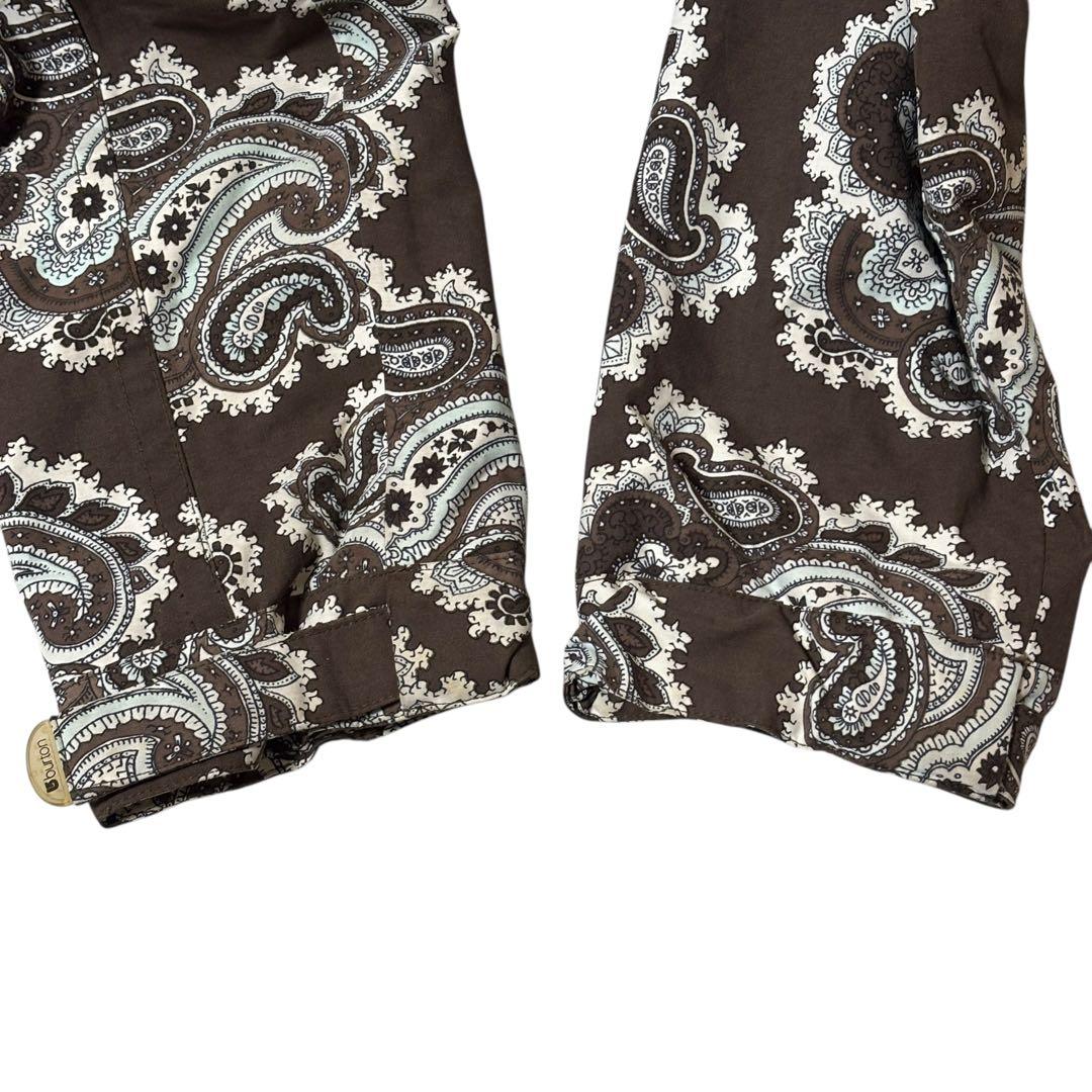 【美品】Burton バートン　スキーウェア　短丈　ペイズリー　S