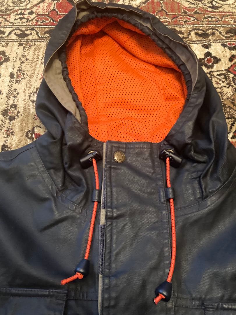 old gap ギャップ 90s コーティング ナイロンジャケット アノラック