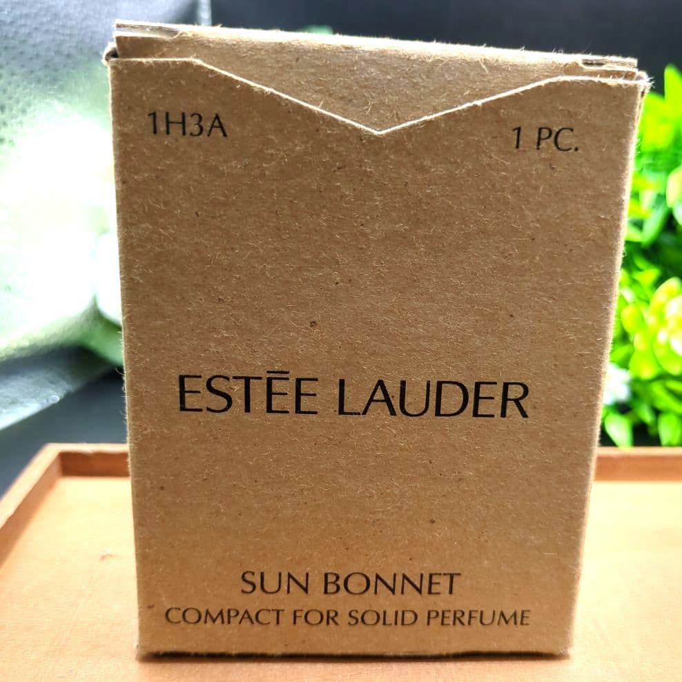 エスティローダー 練り香水 サンボンネット 麦わら帽子 箱付き 未開封 ゴールド