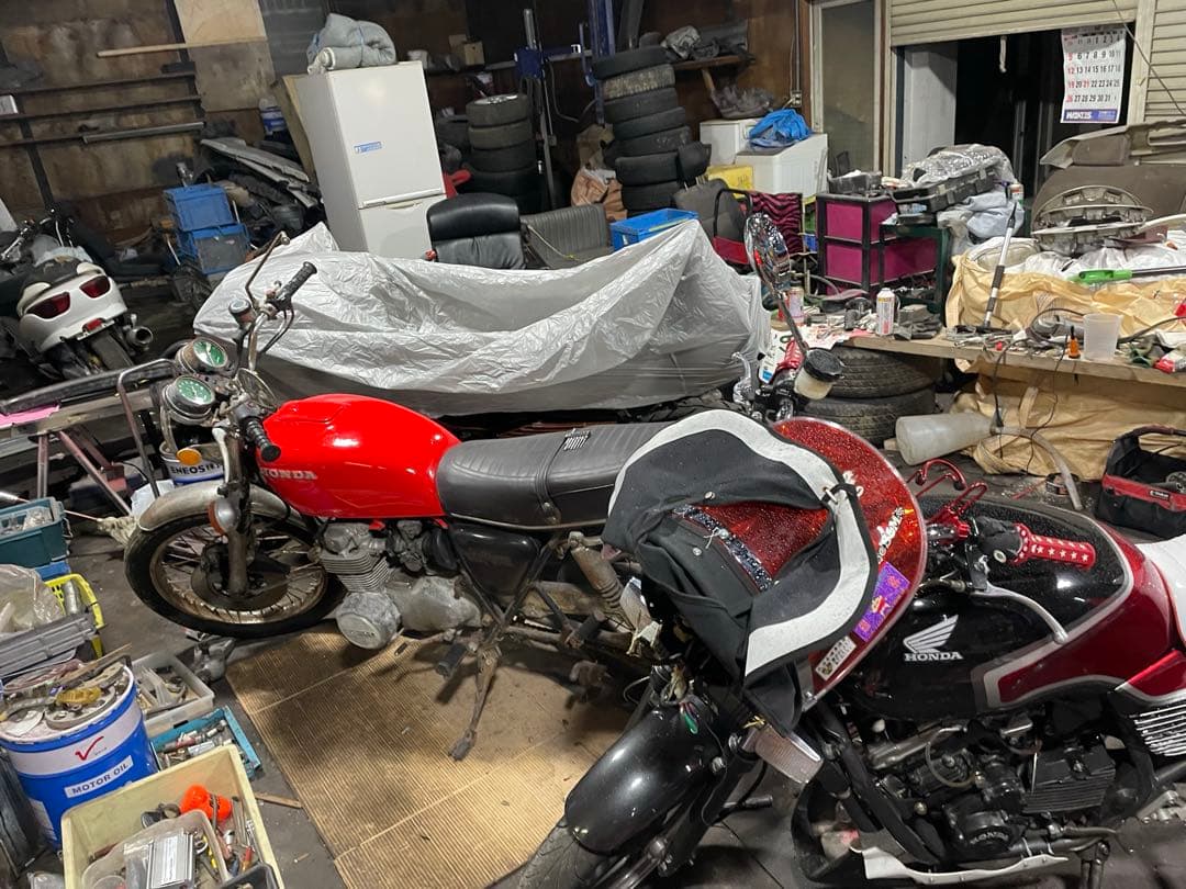 CB550F！　部品取り車です