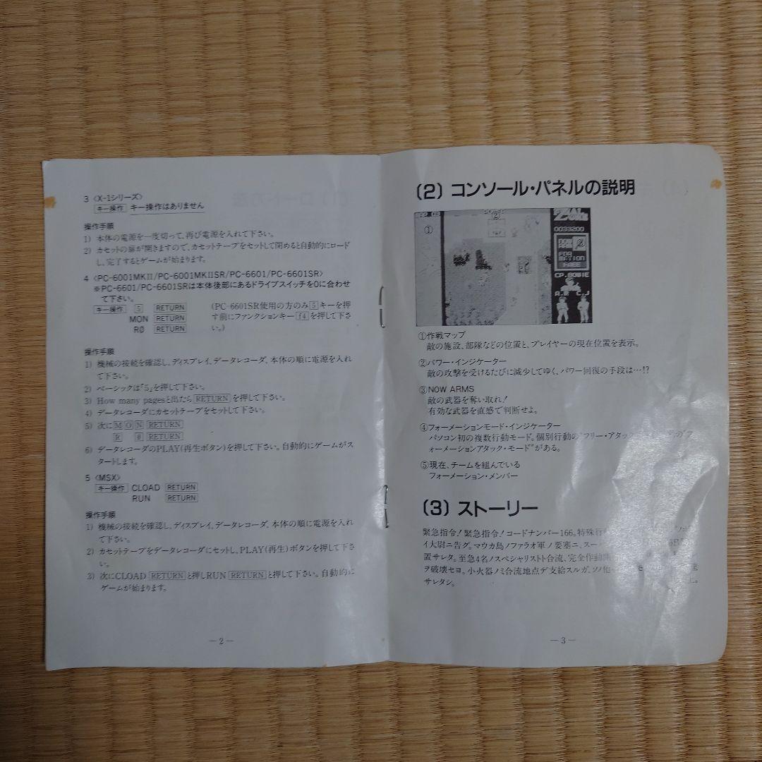 【ジャンク品】FINAL ZONE PC-8801mkⅡSR以降