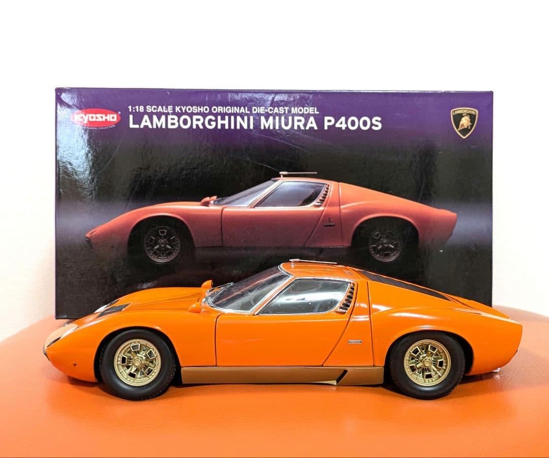 ランボルギーニ ミウラ P400S 1/18 京商 中古品