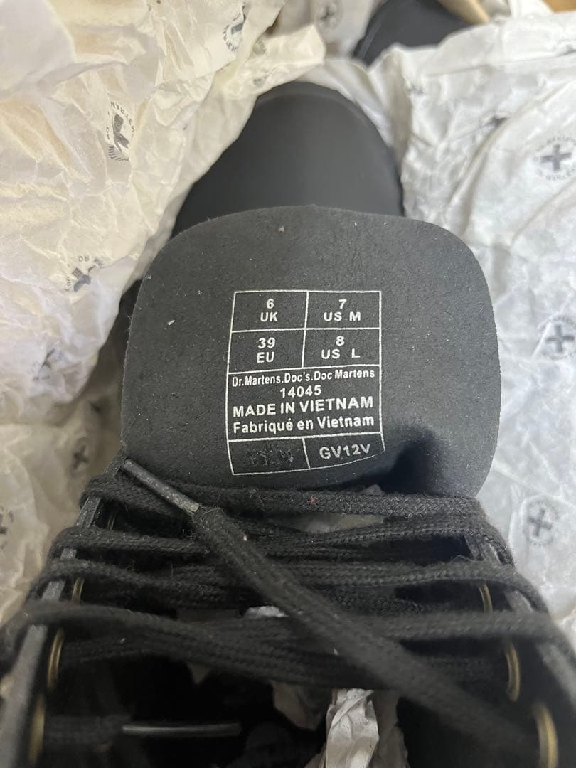 極美品　Dr.Martens ドクターマーチン 14045 8ホールブーツ　本革