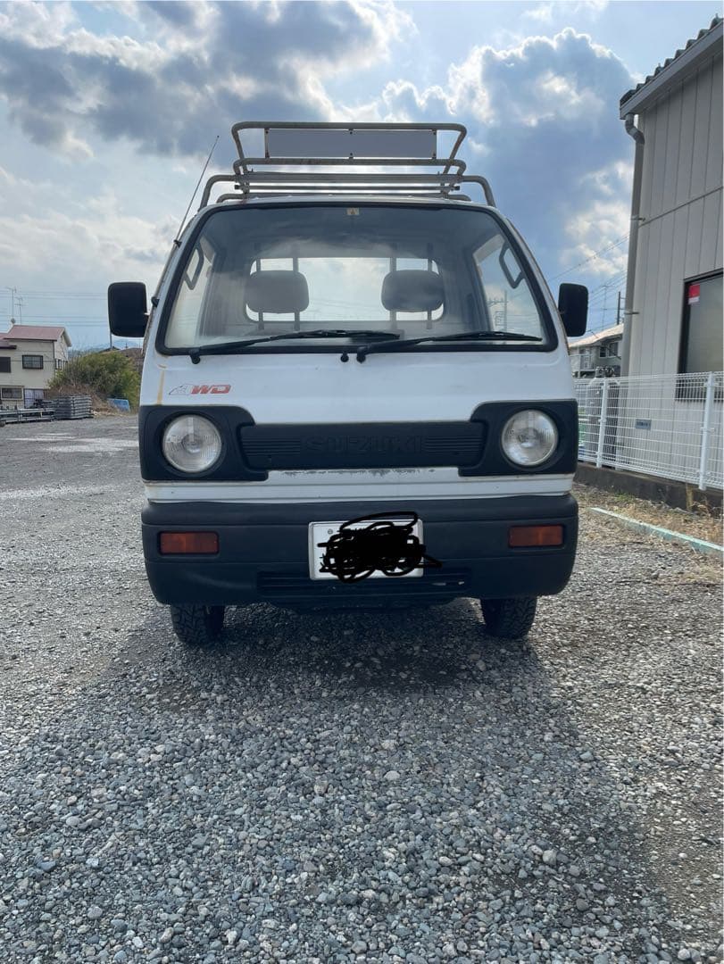 当時物平成２年式スズキキャリー５速４駆ＡＣ付軽トラ❗️キャリートラック❗️