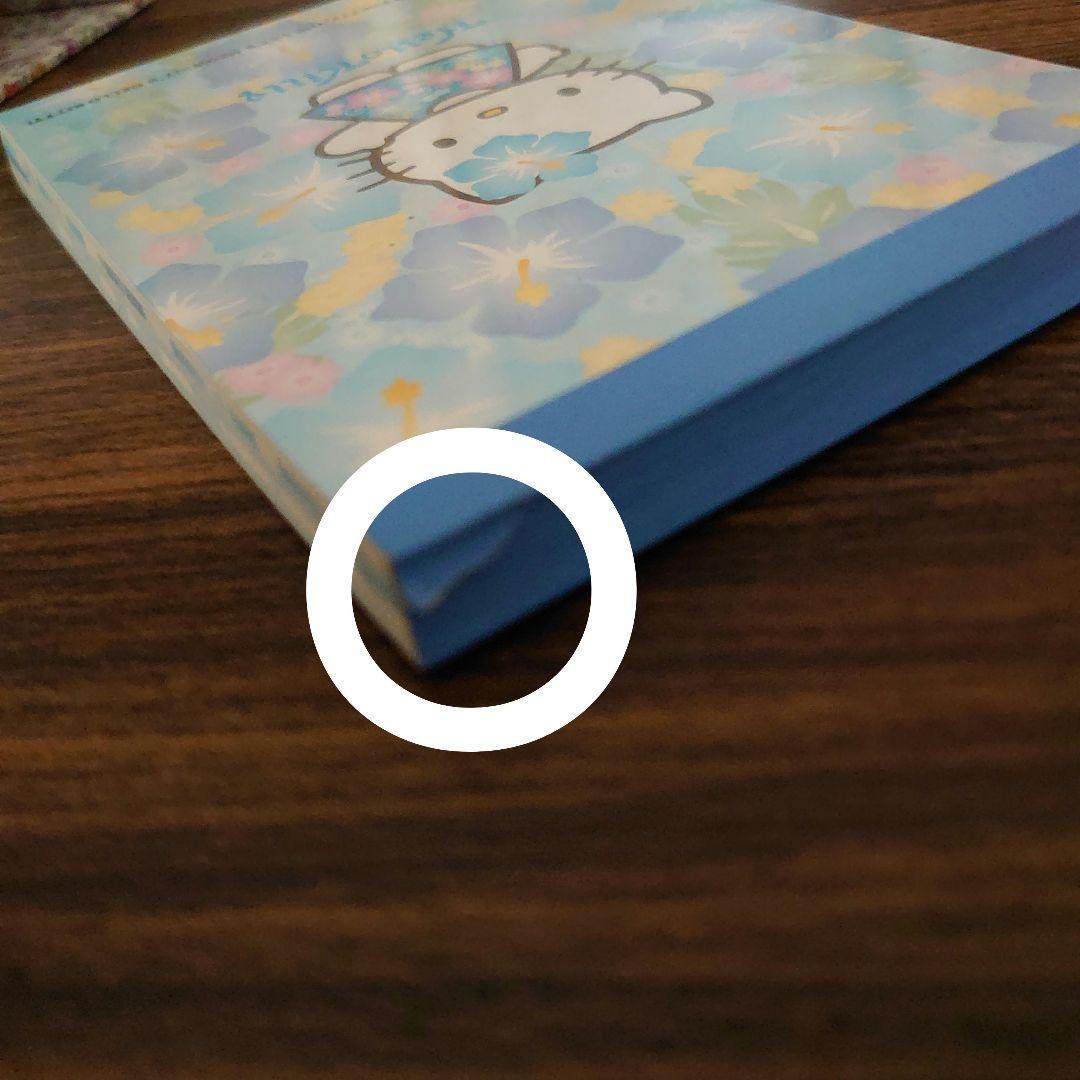 l*9様 新品未使用♡ハローキティハイビスカスメモ水色