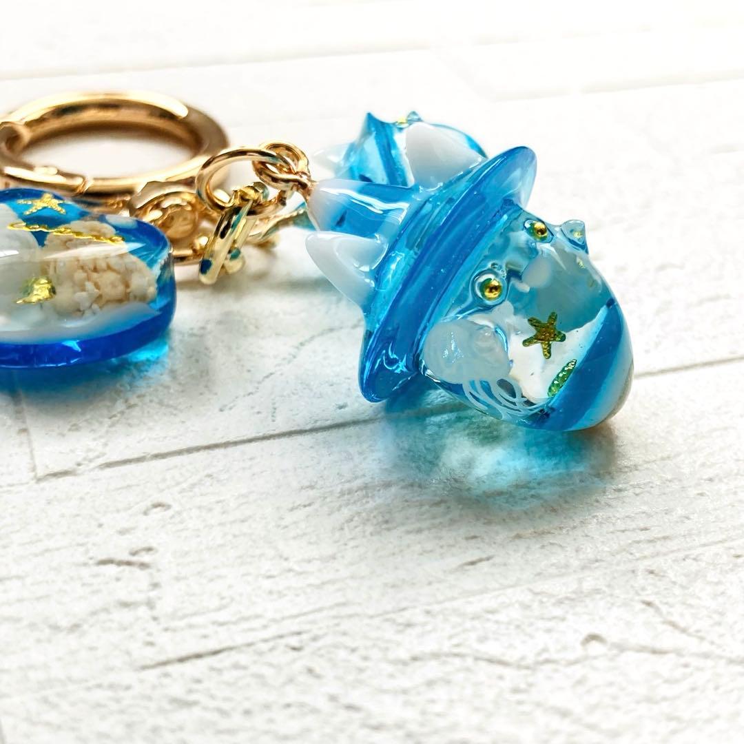 蜜柑ページMan、SixTONES名入れチャームレジンキーホルダー