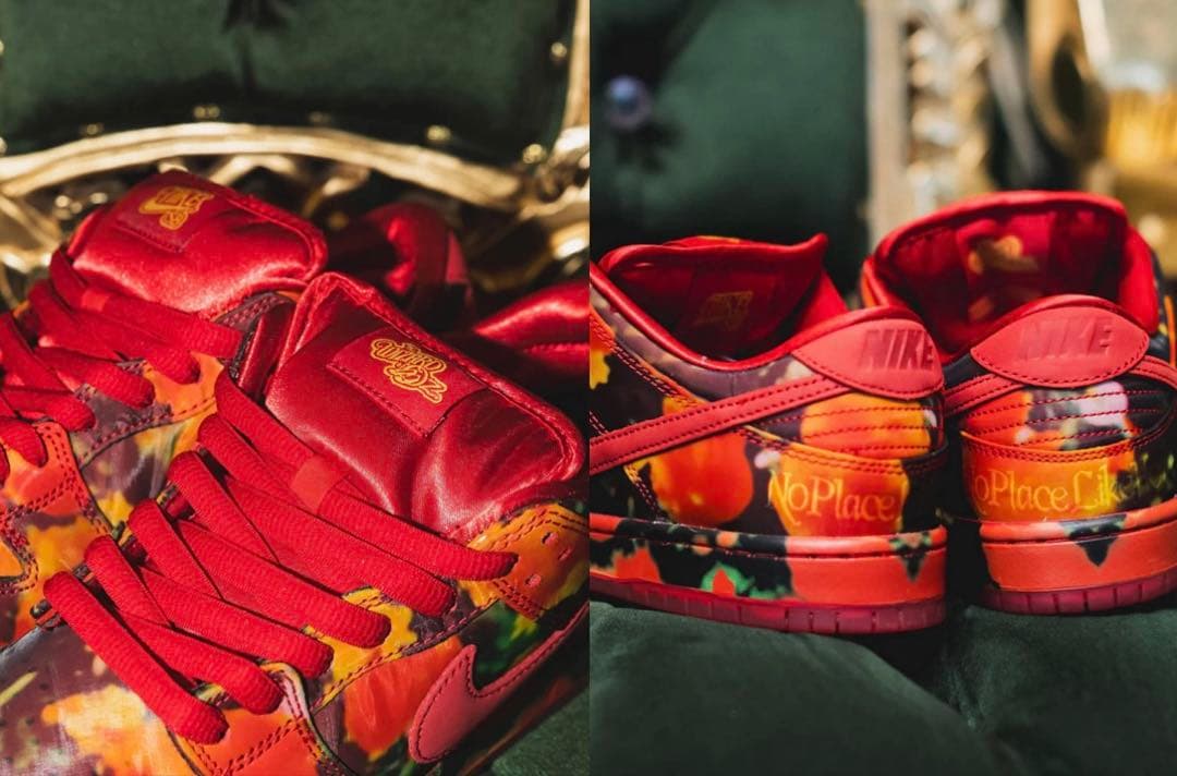 オズの魔法使い × ナイキSB TDダンクロー \"ポピーフィールド\"【即購入可】