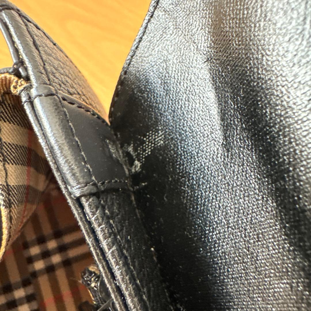 未使用品★Burberrys ブラック ドラムバッグ 箱付き