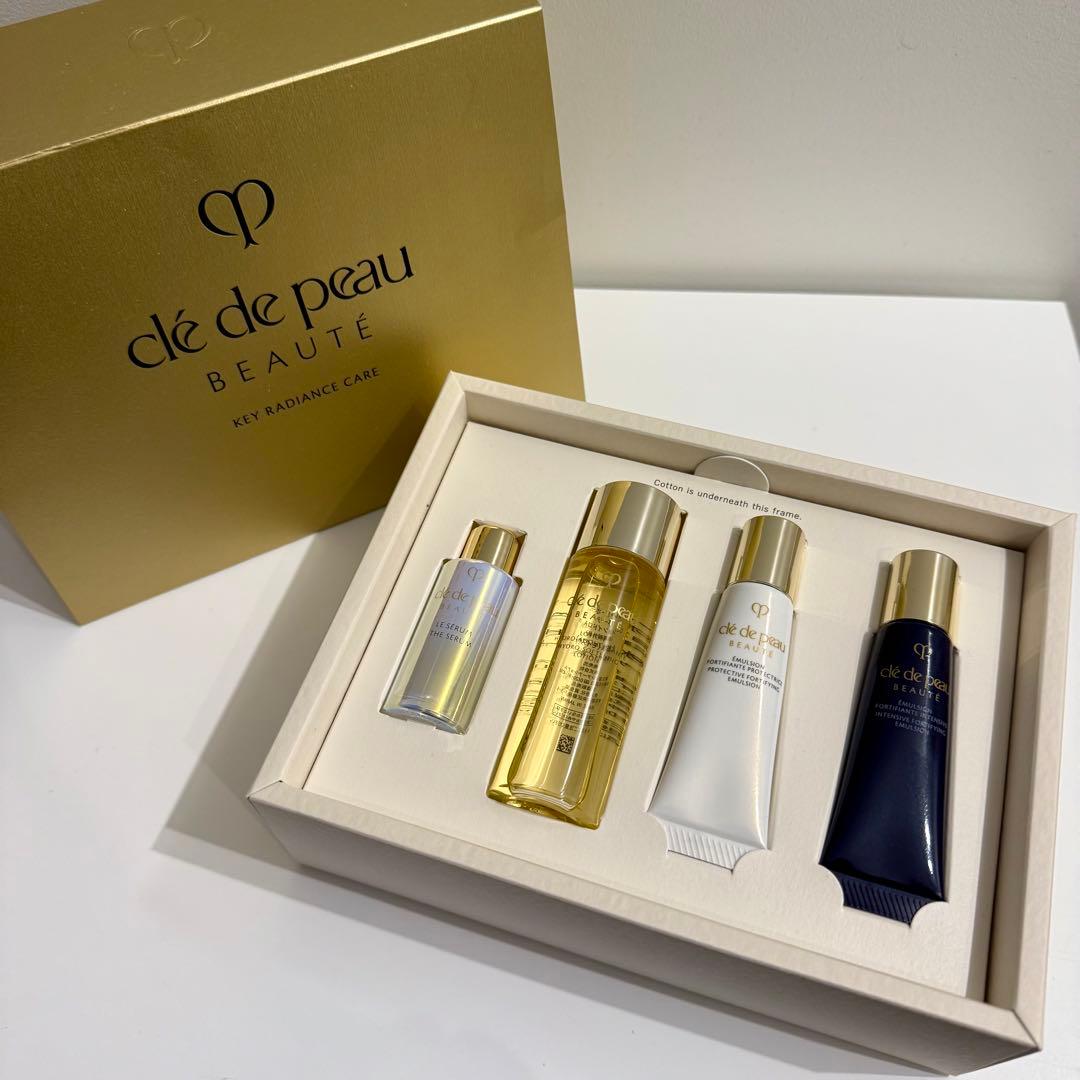 【クレ・ド・ポー ボーテ】朝夜乳液、スキンケア特製サイズセット/リニューアル品