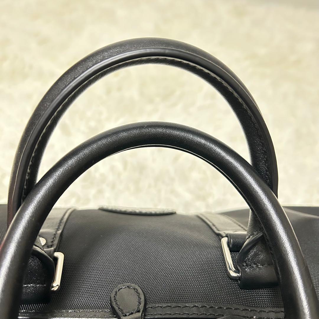 ハンティングワールド×メルセデスベンツ ボストンバッグ 2way 大容量　黒