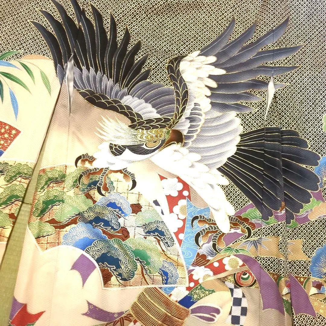 お宮参り　着物（男の子）長襦袢セット＆おまけ付き