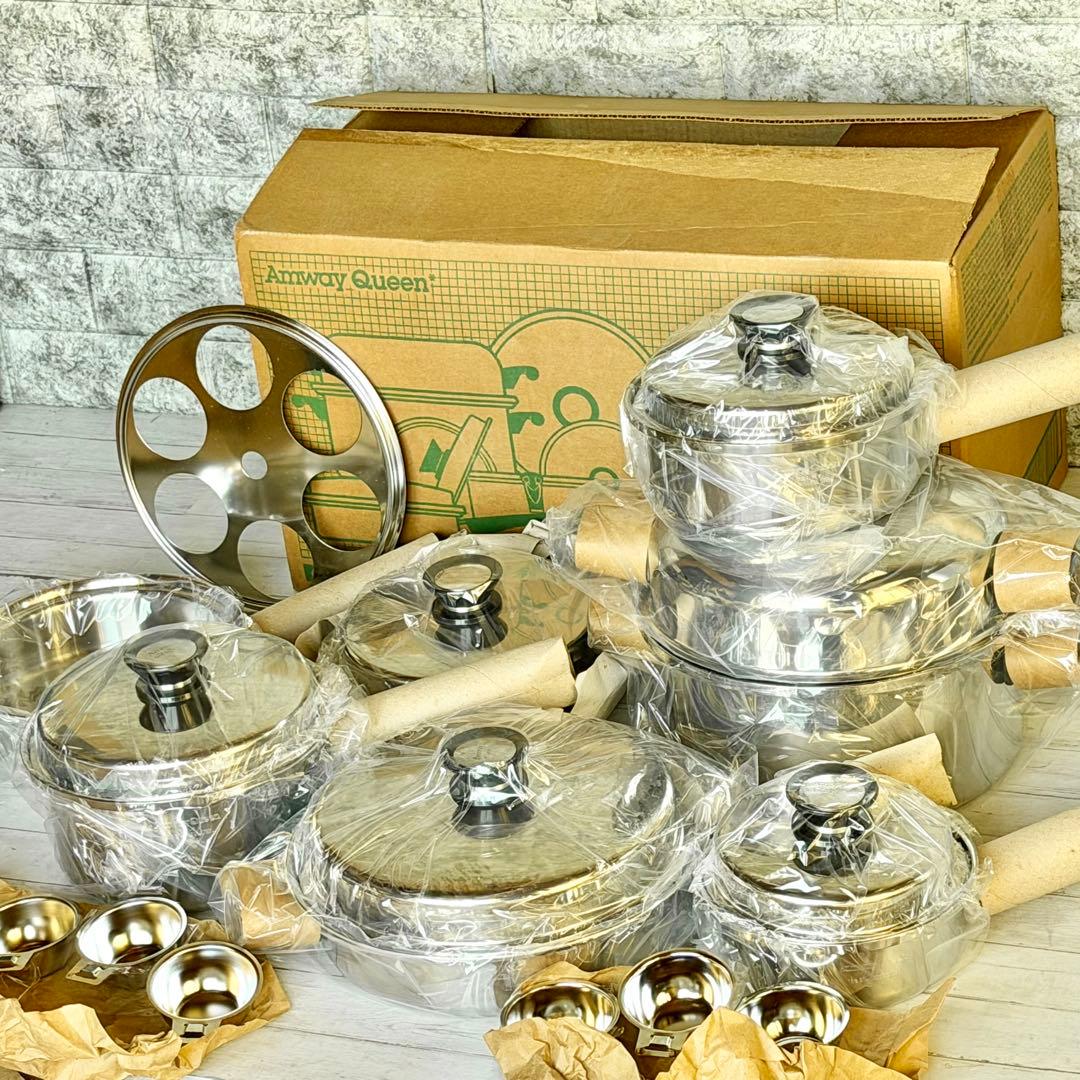 新品❗️Amway Queen 鍋・フライパン20点セット