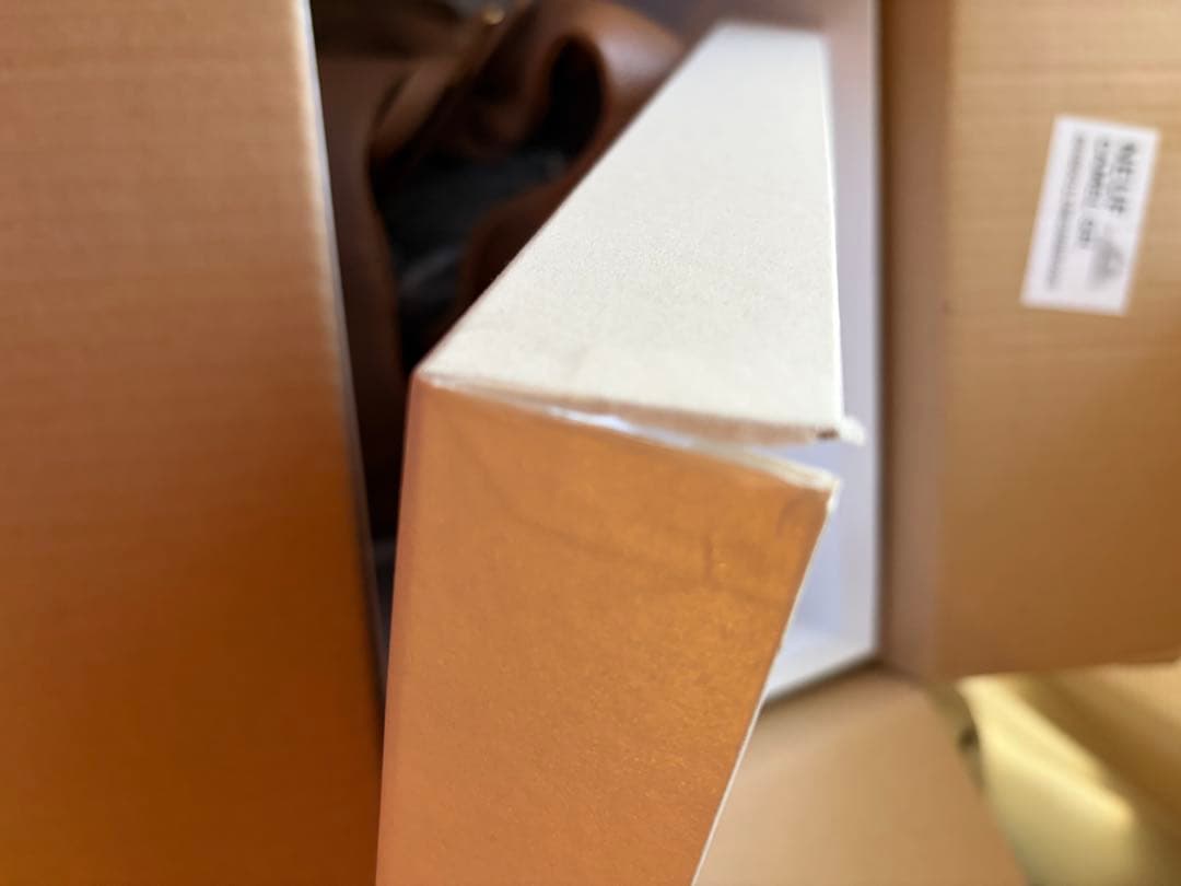 ポレーヌ Pole’ne Numero9 キャメルブラウン　レザー ハンドバッグ