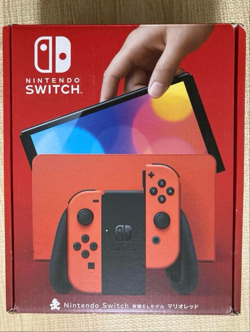 Nintendo Switch マリオレッド　本体 Joy-Con付き