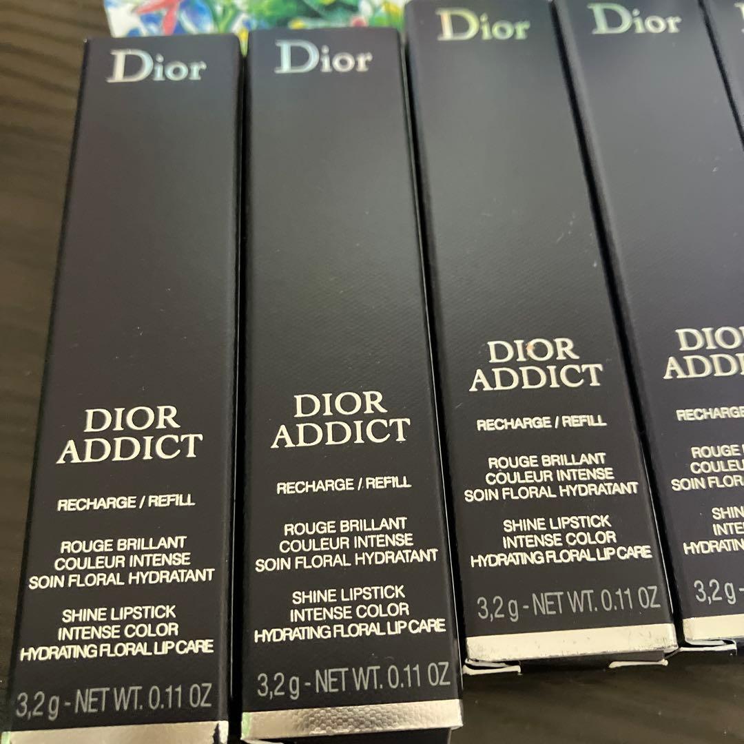 クリスチャンディオールDiorアディクトリップピンクベージュ412口紅9本セット