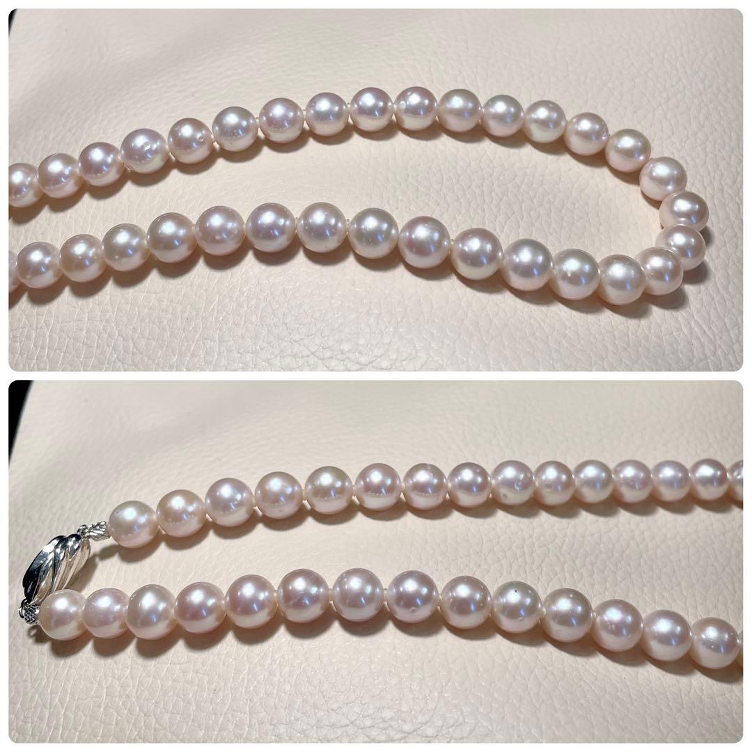 超大珠✨️ あこや真珠 パール ネックレス 約9.0~9.5mm 本真珠