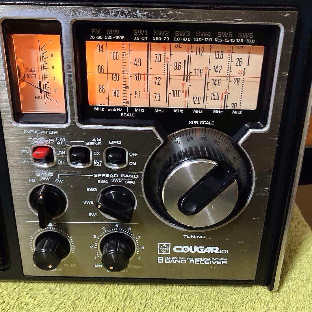 National クーガー101 と、再び始めるBCL雑誌セット