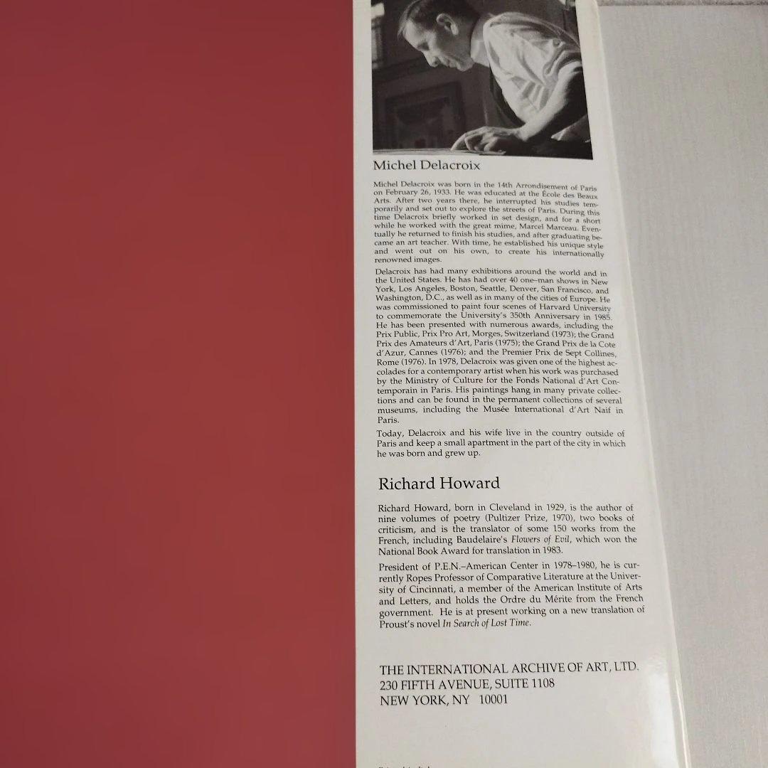 【絶版】　ミシェル・ドラクロワ　画集 Michel Delacroix's