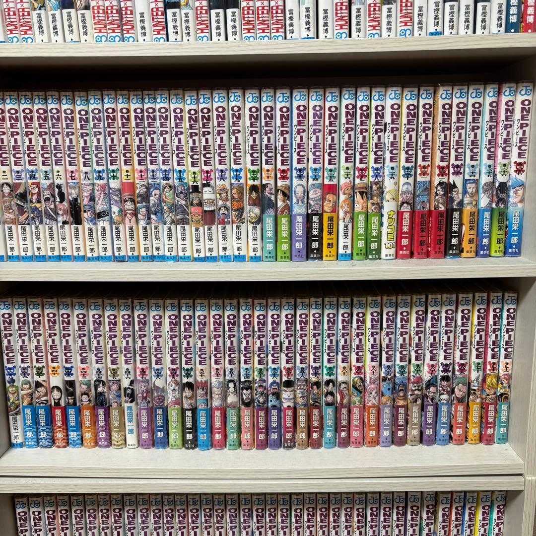 ご購入は値段交渉から！ 「ほぼ初版、帯付き」 ワンピース 全巻 映画特典 付き