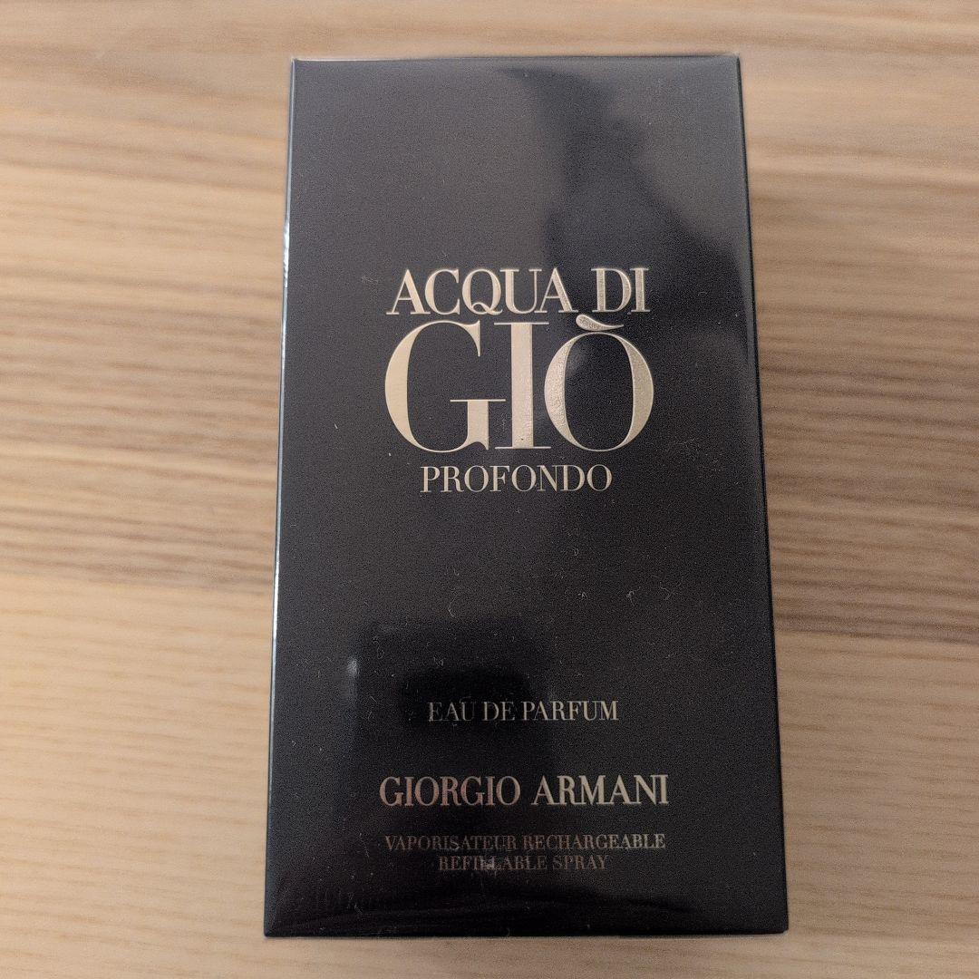 香水(男性用) Giorgio Armani Profondo Acqua Di Gio 100