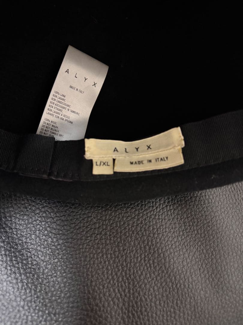 ALYX ブラック ベレー帽 L/XL