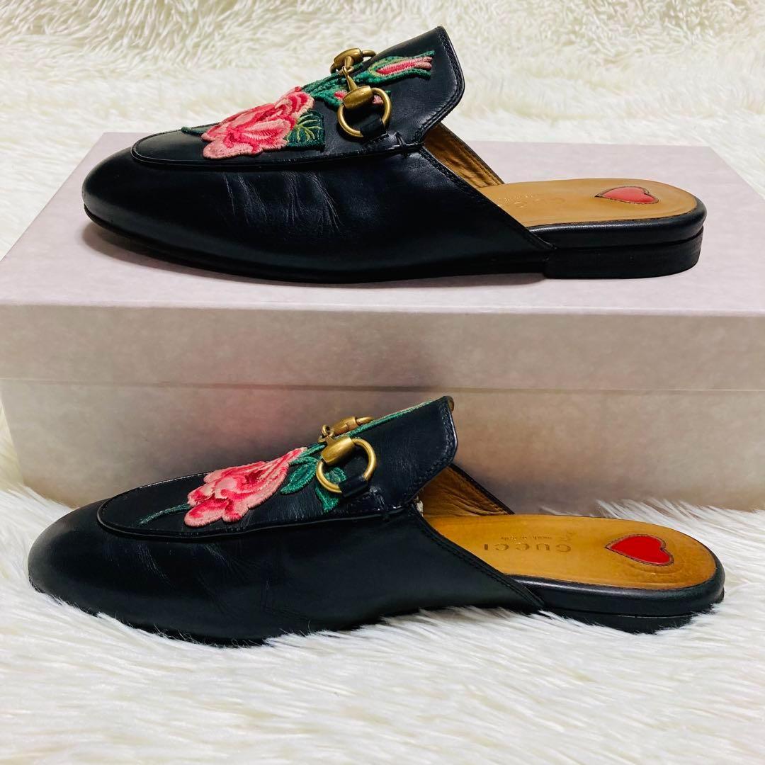 グッチ ホースビット レザー ミュール プリンスタウン 35 T25051003