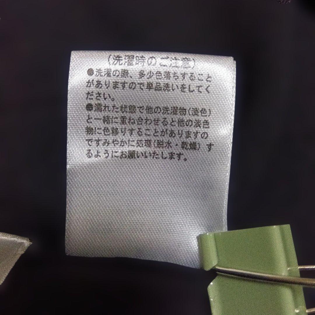 JENNE フレンチスリーブ　ロングニットフレアワンピースL　ブラック