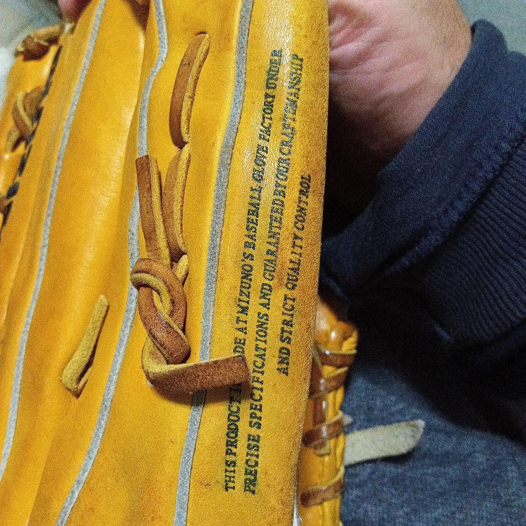 MizunoProUSA 左投、外野手向け硬式グローブ ナチュラル