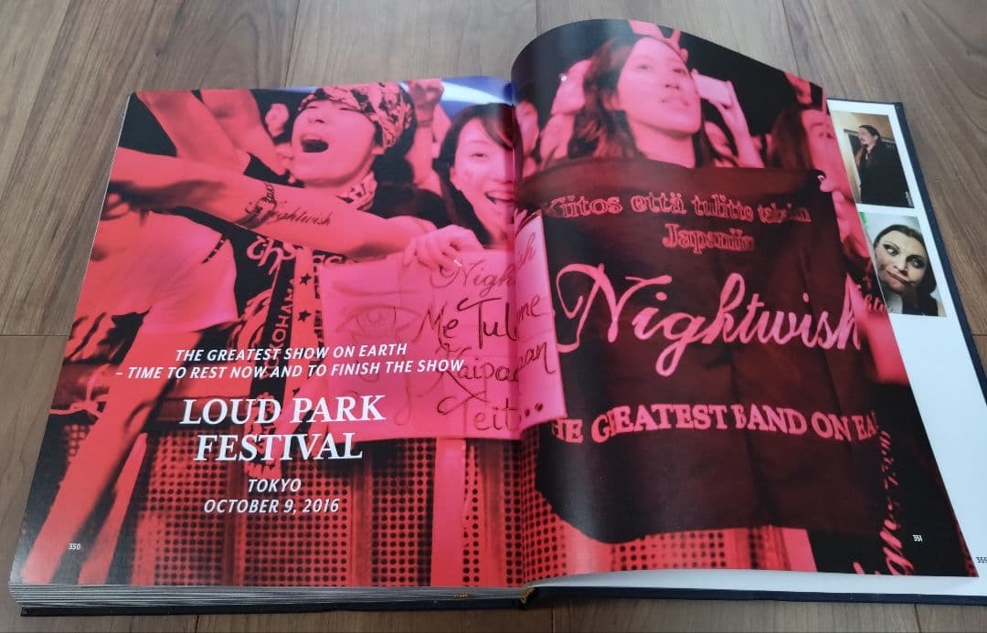 Nightwish ナイトウィッシュ We Were Here サイン入り