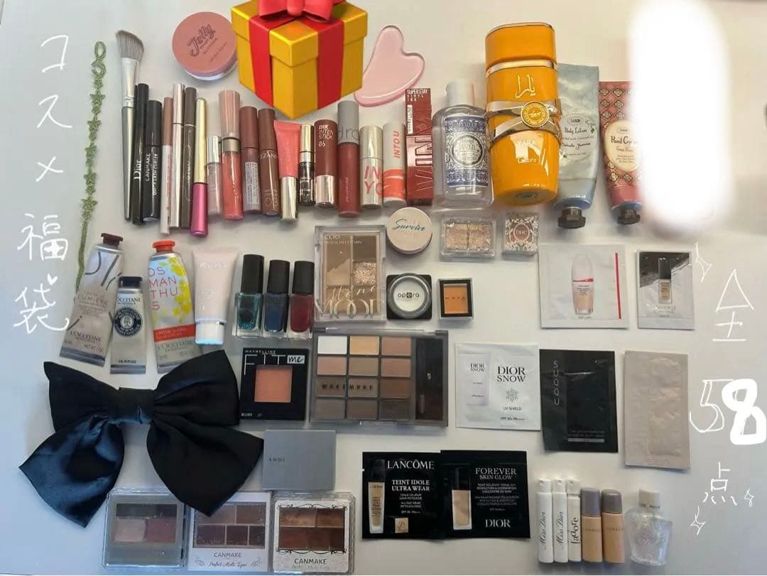 コスメセット 59点 ハンドクリーム・ネイル・アイパレット・リップ　etc