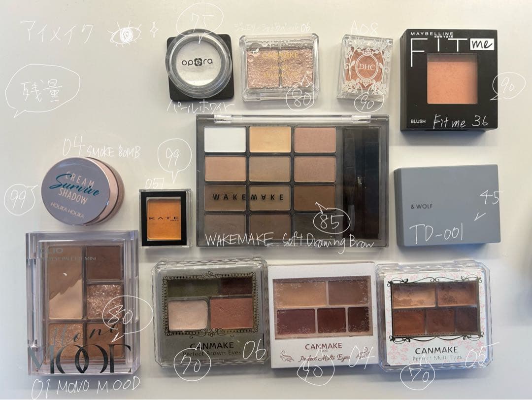 コスメセット 59点 ハンドクリーム・ネイル・アイパレット・リップ　etc