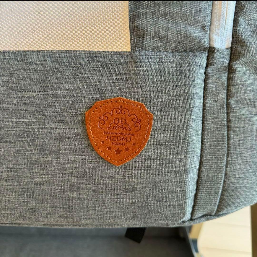 【2024年改良モデル】Hzdmj ベビーベッド 折畳キャスター付き 蚊帳付き