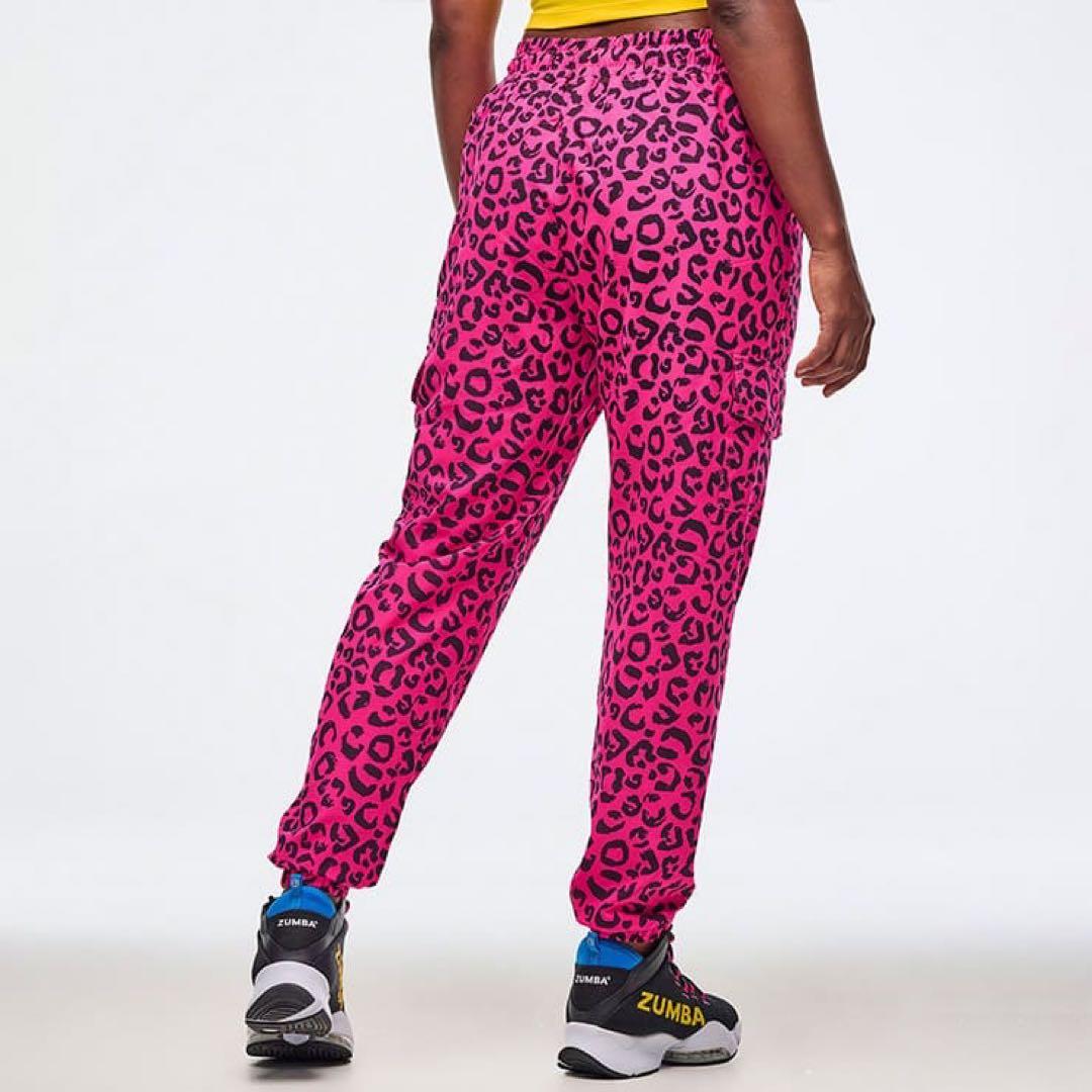 新品　正規品　ズンバ　M ヒョウ柄　ピンク　パンツ
