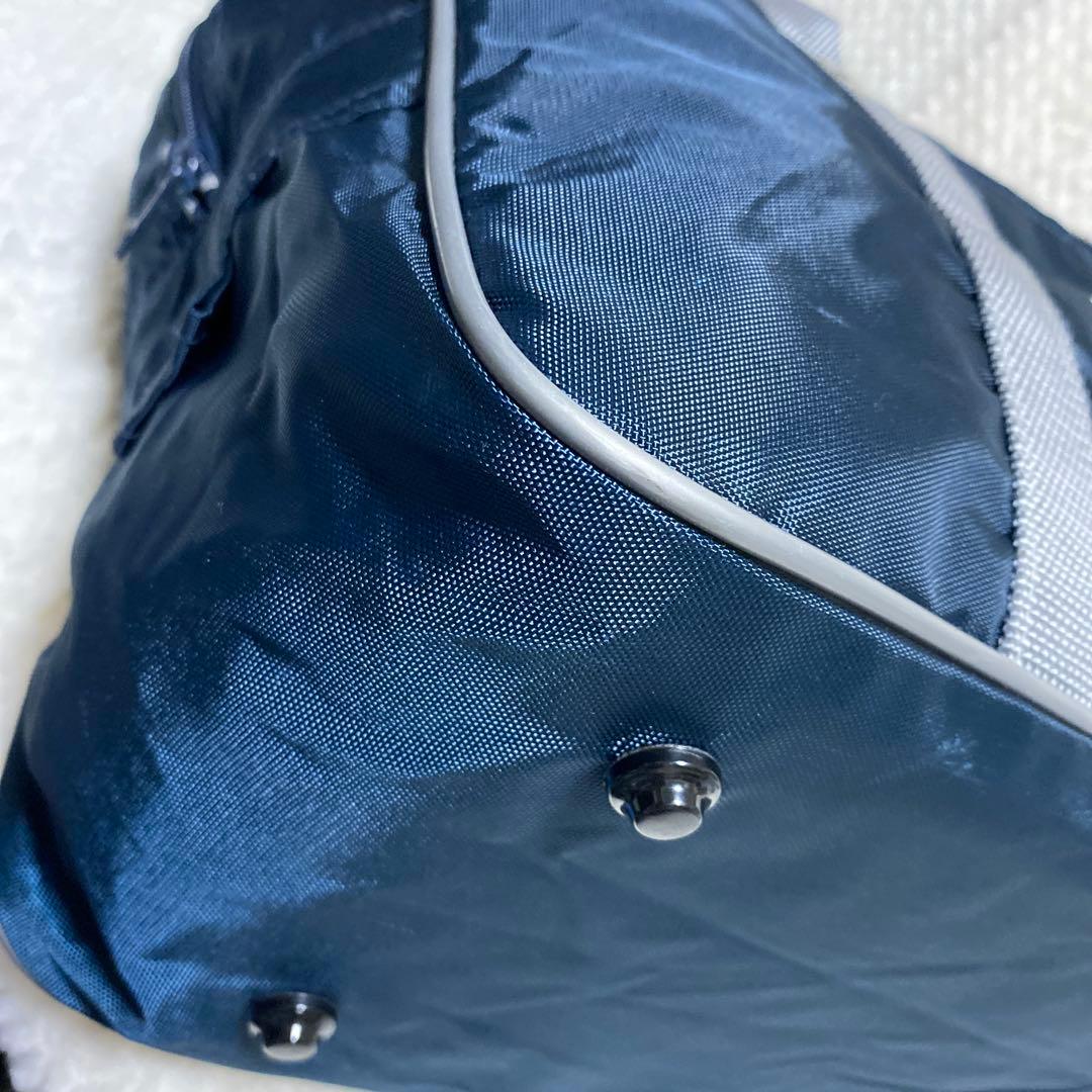 くり様 旧型】ワールドペガサス スクバ スクールバッグ 紺 チャーム付 ワッぺ