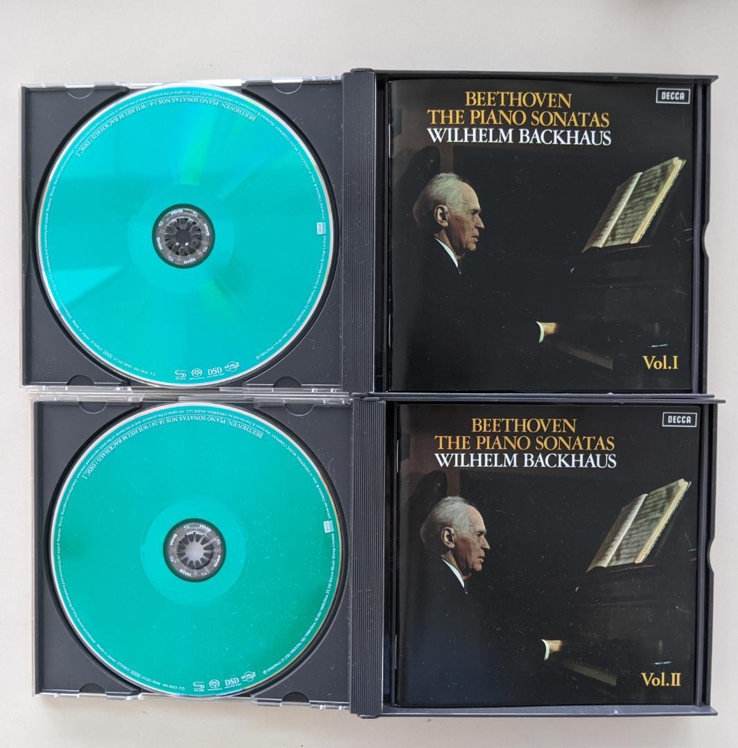 ピアノ・ソナタ全集 Vol.1 Vol.2 バックハウス SACD