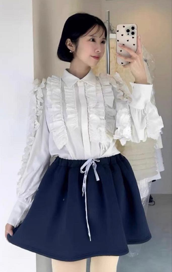 【即日発送】Bibiy CATHERINE BLOUSE WHITE