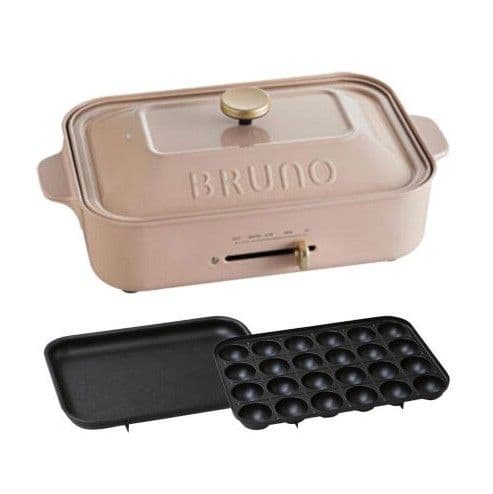 ★新品★BRUNOコンパクトホットプレート 【直営店限定カラー】ピンクベージュ