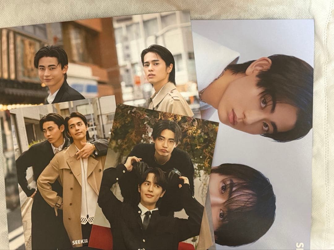 豊田裕大 奥野壮 中国雑誌 SEEK コスメティックプレイラバー