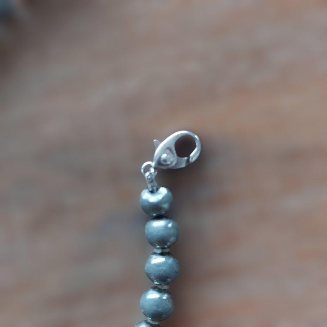 最高級ゲルマニウム純度99.99%無垢玉ネックレス、ブレスレット総重量56.0g