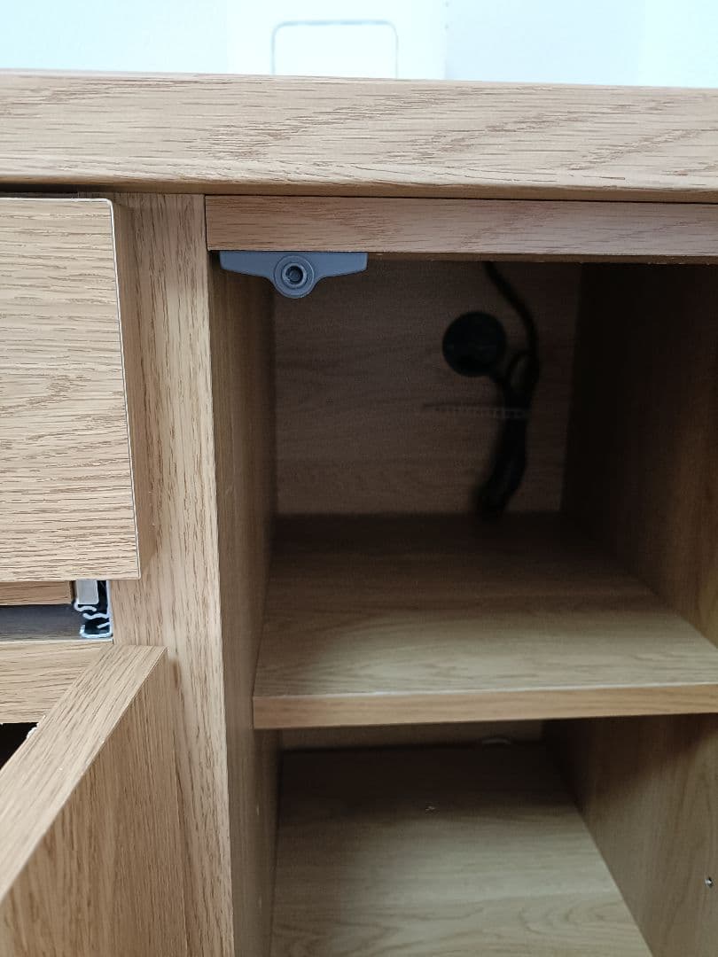 ベルメゾン　リビングキャビネット　プリンター収納