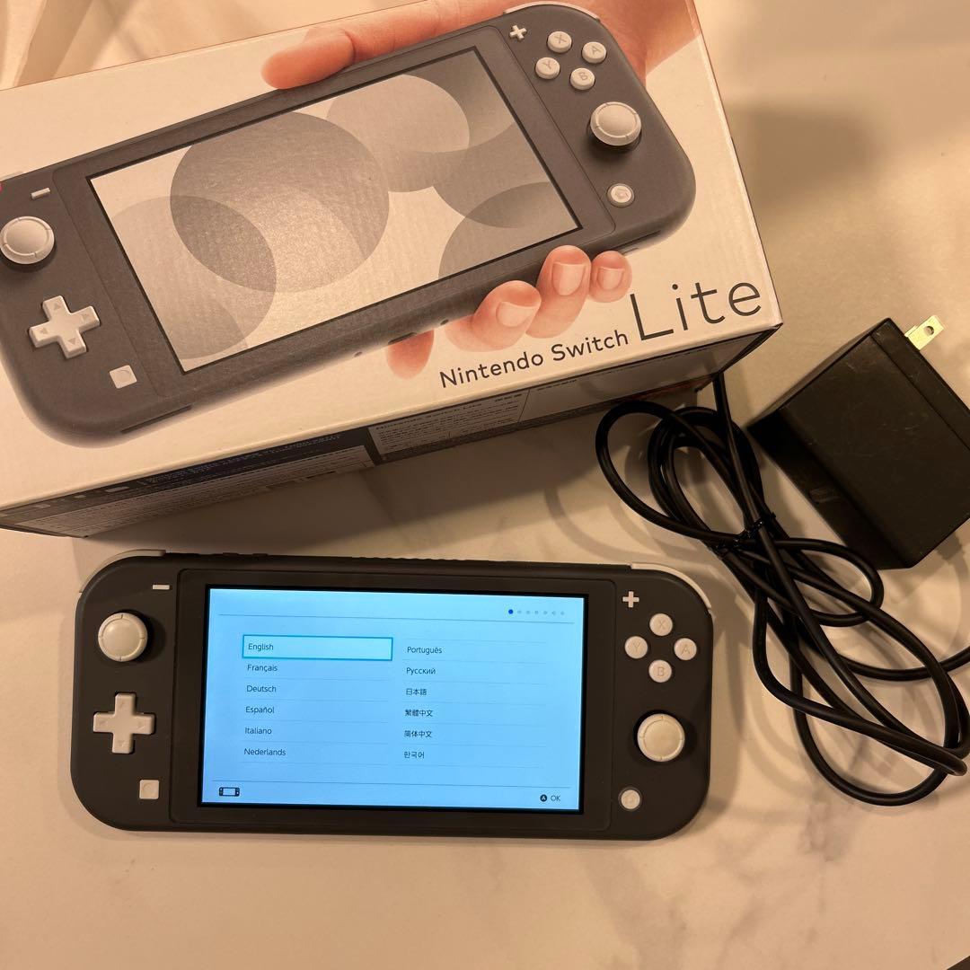 Nintendo Switch Lite グレー 本体　初期化済み