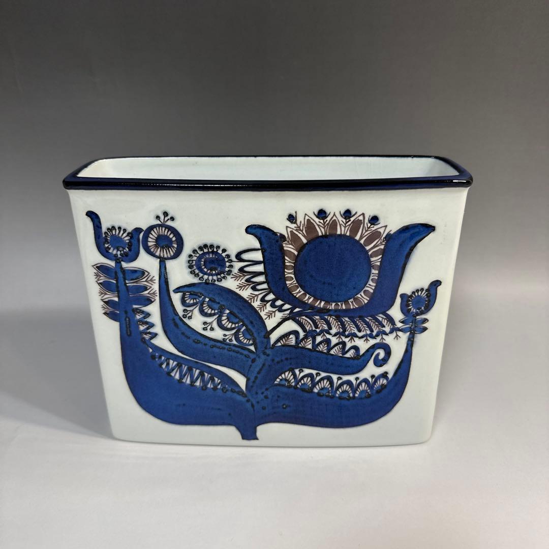 ロイヤルコペンハーゲン ・テネラ・スクエア型 フラワーベース 花瓶 北欧